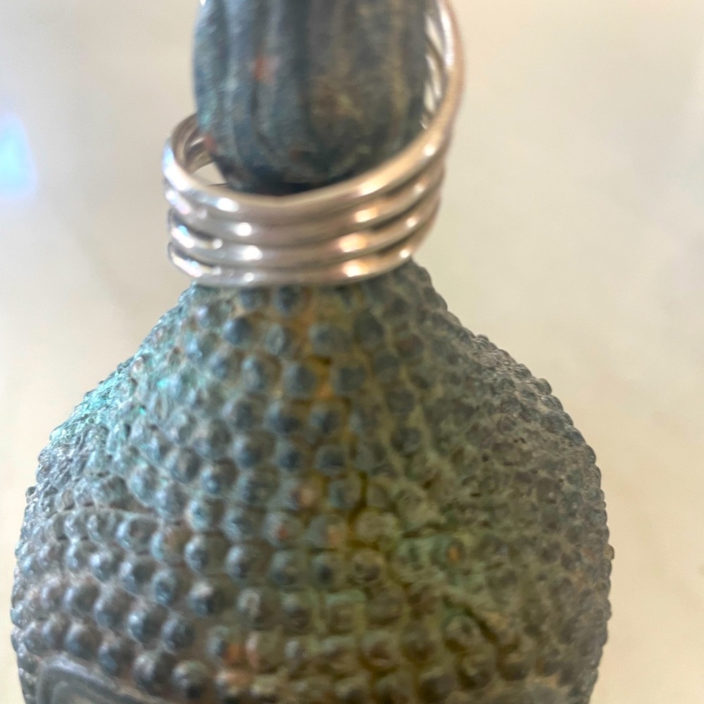 Adjustable Silver Band Ring - image 3